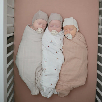 Mushie Hydrofiele Doek Blush XL koop je bij Babywinkel