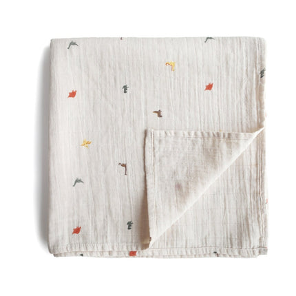 Mushie Hydrofiele Doek Dino XL koop je bij Babywinkel