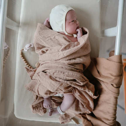 Mushie Hydrofiele Doek Natural XL koop je bij Babywinkel