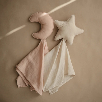 Mushie Knuffeldoekje Lovey Star Fog koop je bij Babywinkel
