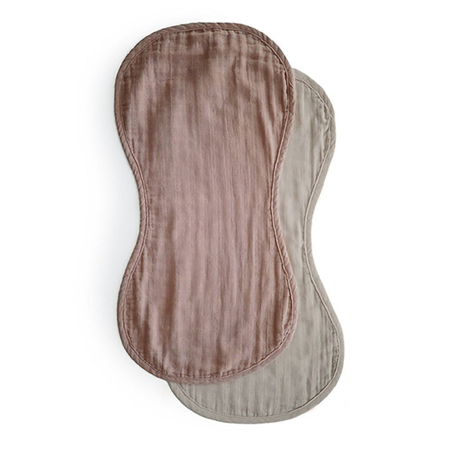 Mushie Monddoekje Set Natural/Fog 2st koop je bij Babywinkel