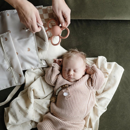 Mushie Opbergzak Waterproef Blush 2St koop je bij Babywinkel
