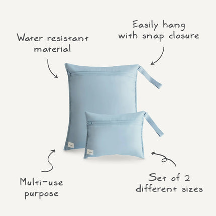 Mushie Opbergzak Waterproef Fog 2St koop je bij Babywinkel