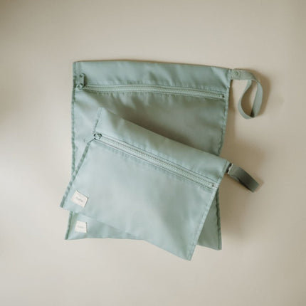 Mushie Opbergzak Waterproef Roman Green 2St koop je bij Babywinkel