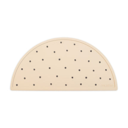Mushie Placemat Black Daisy koop je bij Babywinkel