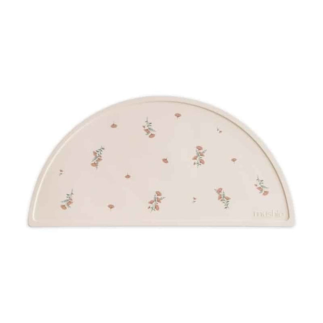Mushie Placemat Pink Flowers koop je bij Babywinkel