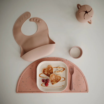 Mushie Placemat Pink Powder koop je bij Babywinkel