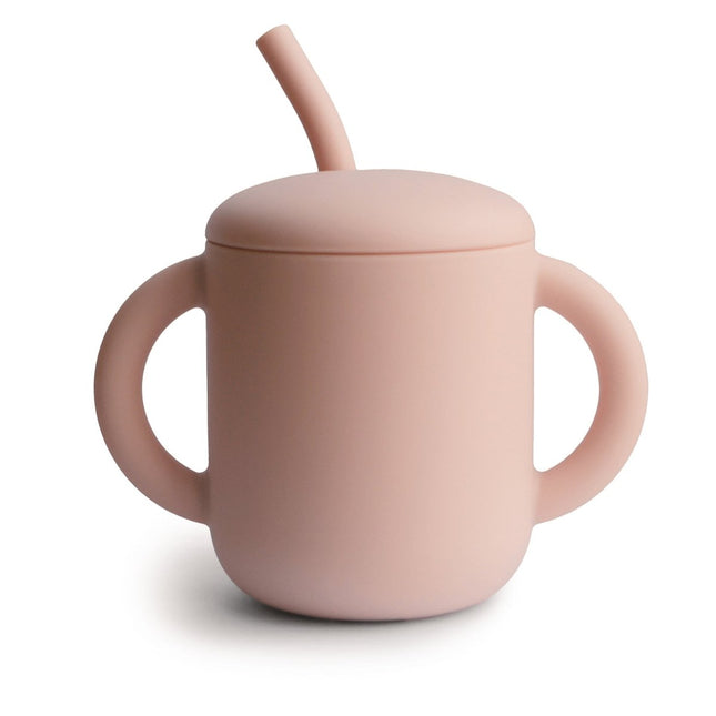 Mushie Rietjesbeker Blush koop je bij Babywinkel