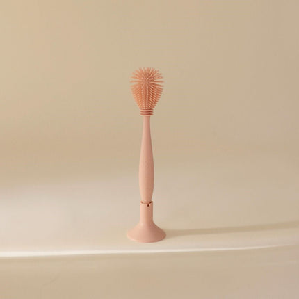 Mushie Flessenborstel Silicone Blush koop je bij Babywinkel