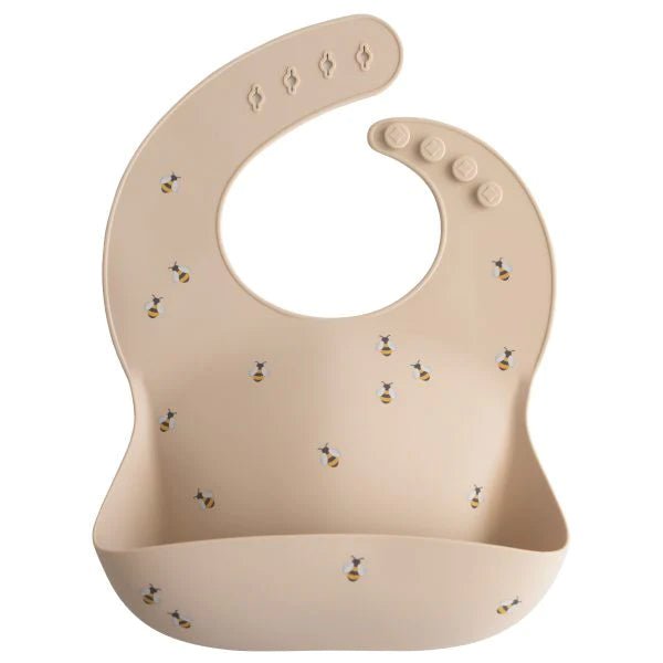 Mushie Slabbetje Bee koop je bij Babywinkel