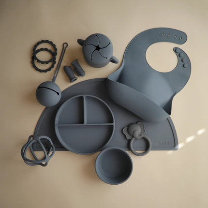 Mushie Slabbetje Silicone Tradewinds koop je bij Babywinkel