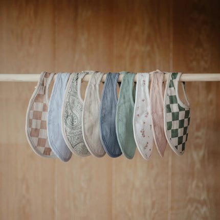 Mushie Slabbetje Tradewinds/ Baby Blue 2St koop je bij Babywinkel
