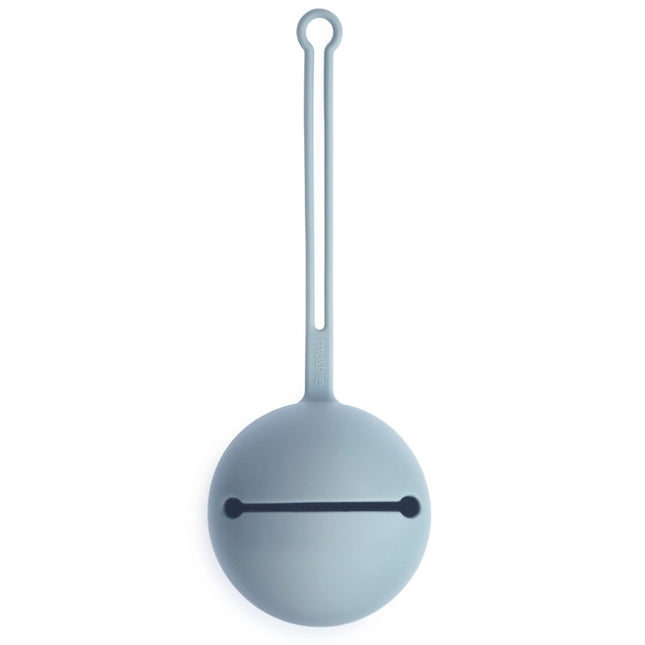 Mushie Speenhouder Silicone Powder Blue koop je bij Babywinkel