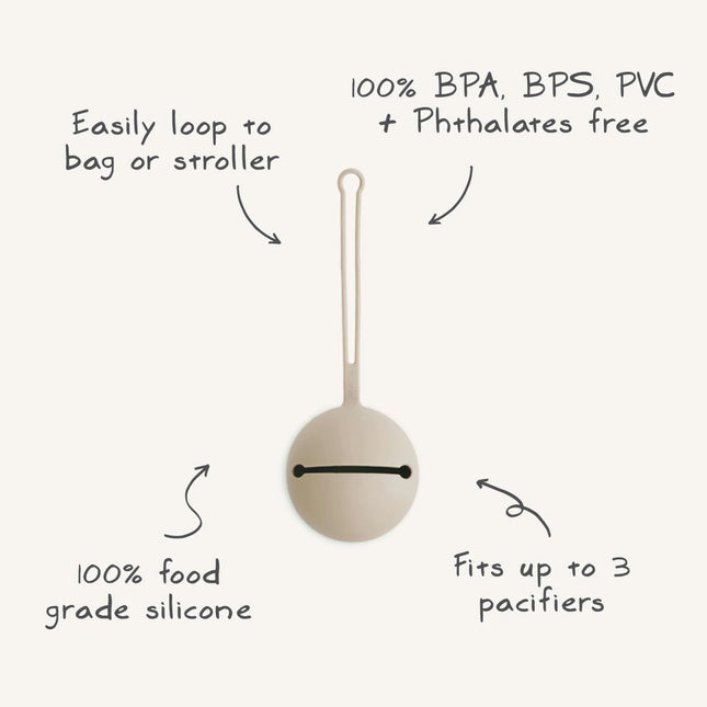 Mushie Speenhouder Silicone Tradewinds koop je bij Babywinkel