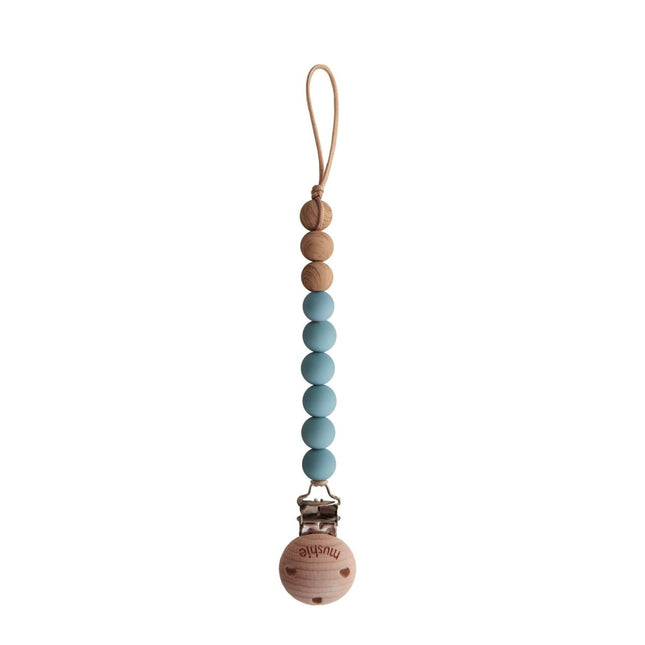 Mushie Speenkoord Eva Cadet Blue koop je bij Babywinkel