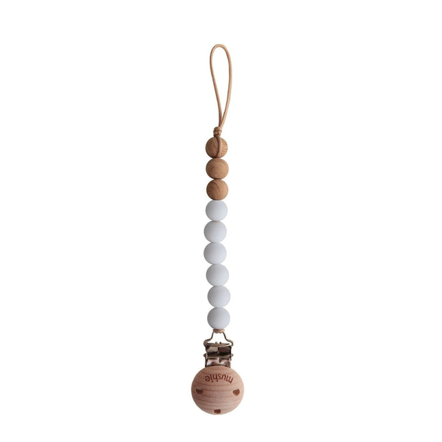 Mushie Speenkoord Eva White koop je bij Babywinkel
