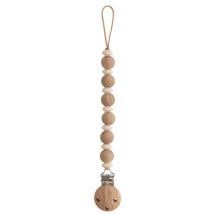 Mushie Speenkoord Luna Faux Wood koop je bij Babywinkel