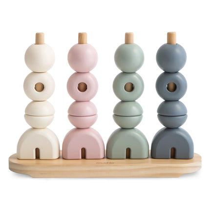 Mushie Stapeltoren Original 4 - delig koop je bij Babywinkel