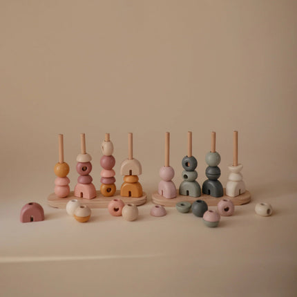 Mushie Stapeltoren Original 4 - delig koop je bij Babywinkel
