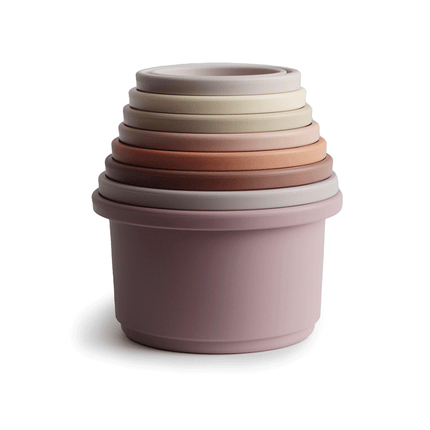 Mushie Stapeltoren Pastel koop je bij Babywinkel