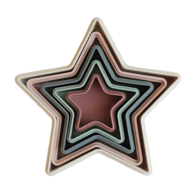 Mushie Stapeltoren Sterren koop je bij Babywinkel