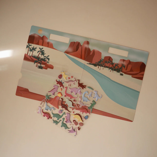 Mushie Stickerboek Dino koop je bij Babywinkel