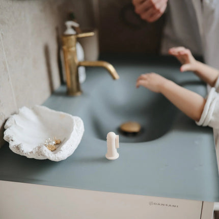 Mushie Tandenborstel Sand/Clay koop je bij Babywinkel