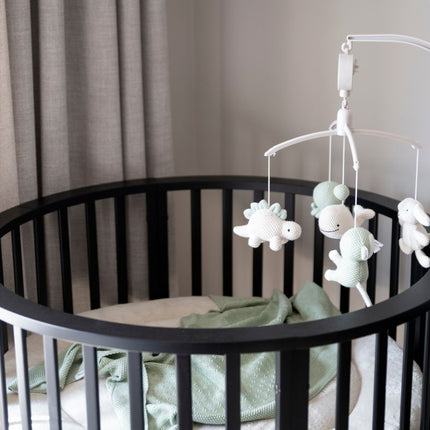 Baby's Only Muziekmobiel Animals Laurel Green/Warm Linen koop je bij Babywinkel