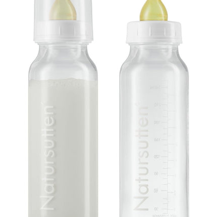 Natursutten Babyfles Glas Set 240Ml 2 delig koop je bij Babywinkel