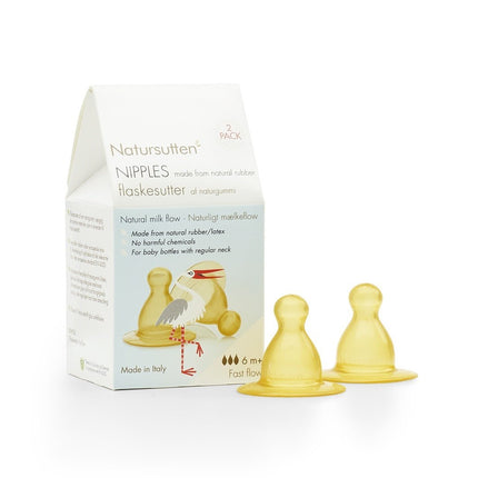 Natursutten Flesvoeding Accessoire Flesspeen Fast Flow 2st koop je bij Babywinkel