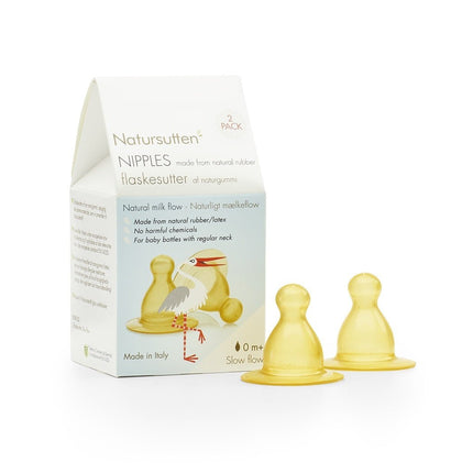 Natursutten Flesvoeding Accessoire Flesspeen Slow Flow 2st koop je bij Babywinkel