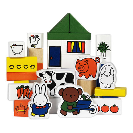Nijntje Houten Blokken Boederij koop je bij Babywinkel