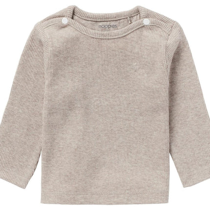 Noppies Baby Shirt Natal Taupe Melange koop je bij Babywinkel