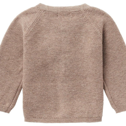 Noppies Baby Vestje Naga Taupe Melange koop je bij Babywinkel