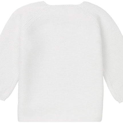Noppies Baby Vestje Pino White koop je bij Babywinkel