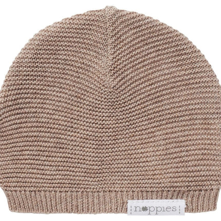 Noppies Babymutsje Rosita Taupe Melange koop je bij Babywinkel