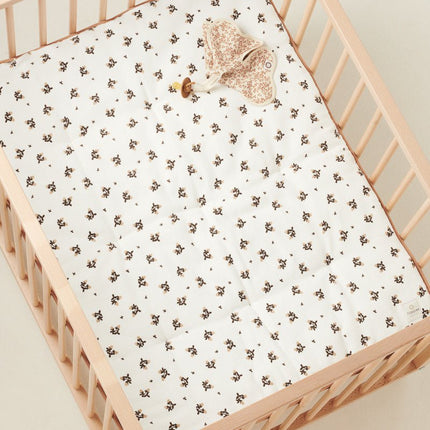 Noppies Boxkleed Badstof Klavertje Omkeerbaar Indian Tan koop je bij Babywinkel