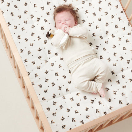 Noppies Boxkleed Badstof Klavertje Omkeerbaar Indian Tan koop je bij Babywinkel