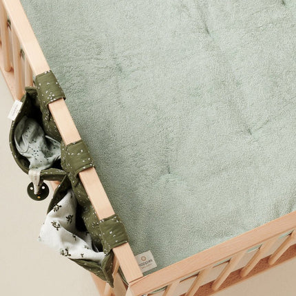 Noppies Boxkleed Badstof Klavertje Omkeerbaar Puritan Gray koop je bij Babywinkel