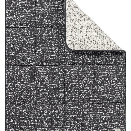 Noppies Fancy Dot jersey boxkleed omkeerbaar Forged Iron 100x135cm koop je bij Babywinkel