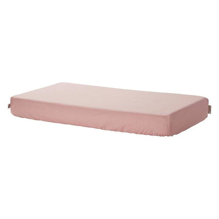 Noppies Hoeslaken Tiny Dot Popeline Voor Ledikant Misty Rose 40x80cm koop je bij Babywinkel