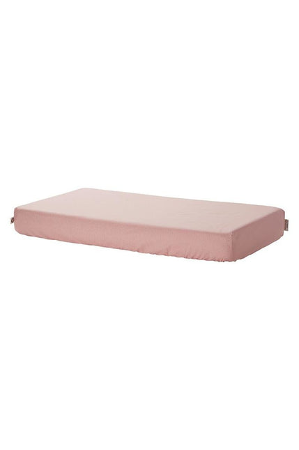Noppies Hoeslaken Tiny Dot Popeline Voor Ledikant Misty Rose koop je bij Babywinkel