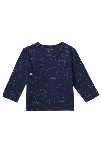 Noppies Overslag Shirt Baby Lange Mouwen Nantes Black Iris koop je bij Babywinkel