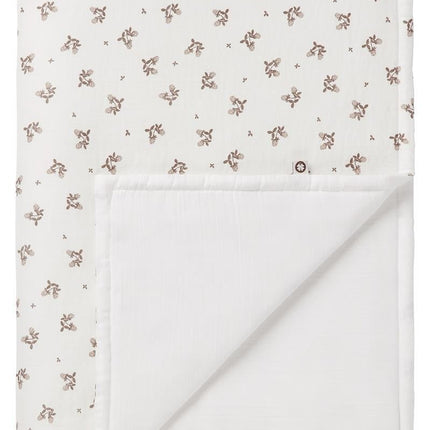Noppies Wiegdeken Clover Mousseline Omkeerbaar Jet Stream koop je bij Babywinkel