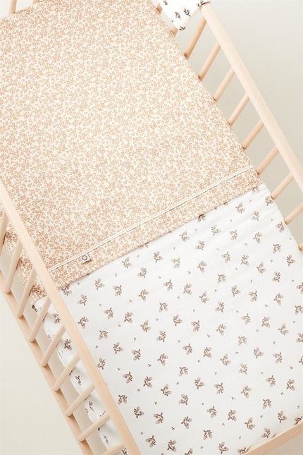 Noppies Wiegdeken Clover Mousseline Omkeerbaar Jet Stream koop je bij Babywinkel