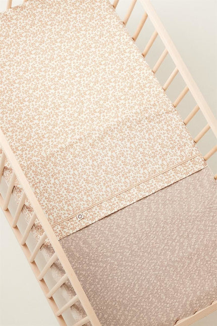 Noppies Wiegdeken Gebreid Omkeerbaar Ofxord Tan koop je bij Babywinkel