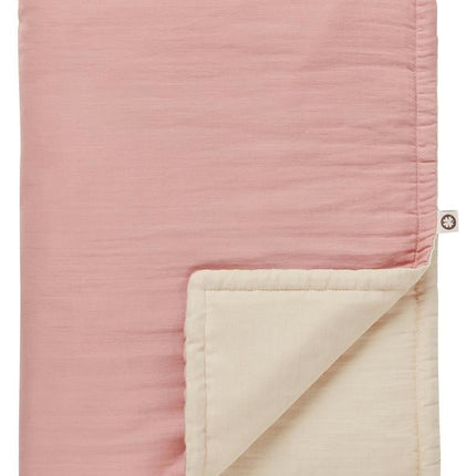 Noppies Wiegdeken Gevuld Mousseline Omkeerbaar Misty Rose koop je bij Babywinkel