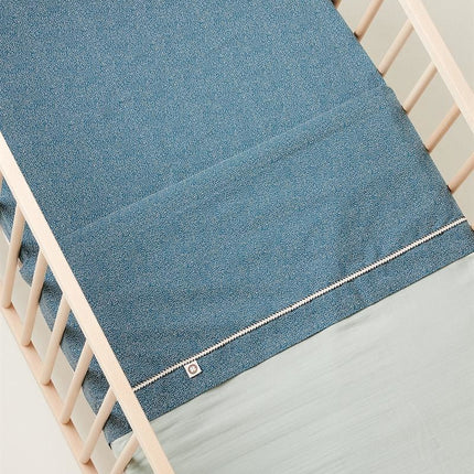 Noppies Wiegdeken Gevuld Mousseline Omkeerbaar Puritan Gray koop je bij Babywinkel