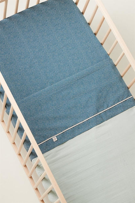 Noppies Wiegdeken Gevuld Mousseline Omkeerbaar Puritan Gray koop je bij Babywinkel