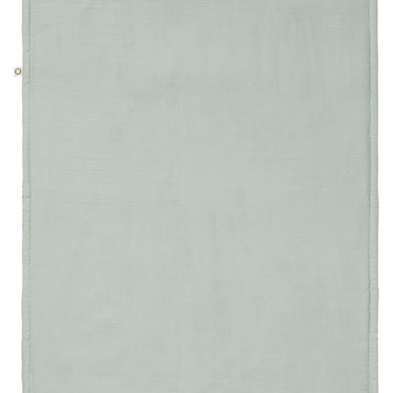 Noppies Wiegdeken Gevuld Mousseline Omkeerbaar Puritan Gray 75x100cm koop je bij Babywinkel